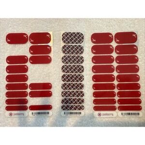 Jamberry Nail Wraps Lot Collegiate 7 Full And 7 Half Sheets
